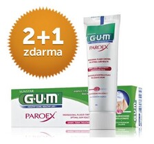 AKCE! GUM Paroex 0,12% CHX zubní pasta 2+1 ZDARMA