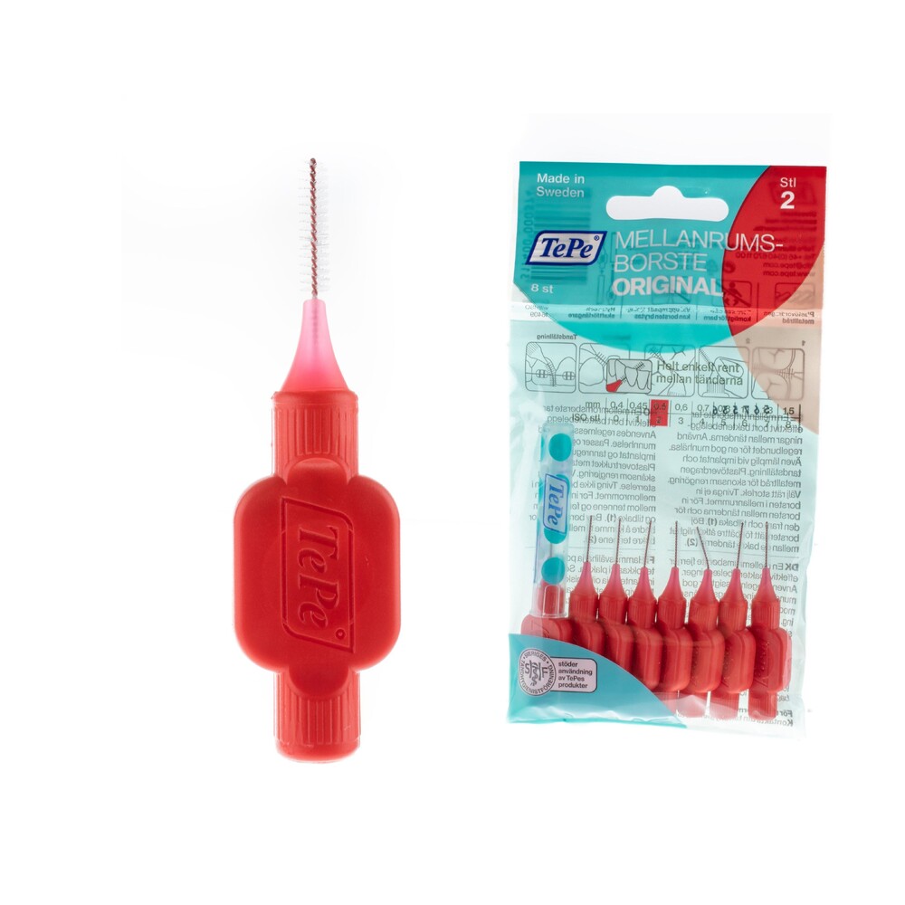 TePe 0,50 mezizubní kartáčky červené 8 ks - Nazuby.cz