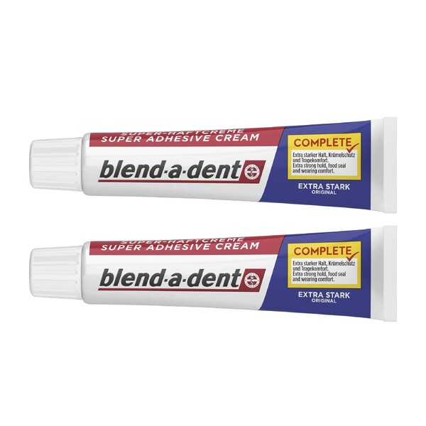 Blend-a-dent Complete Extra Stark fixační krém 2×47 g