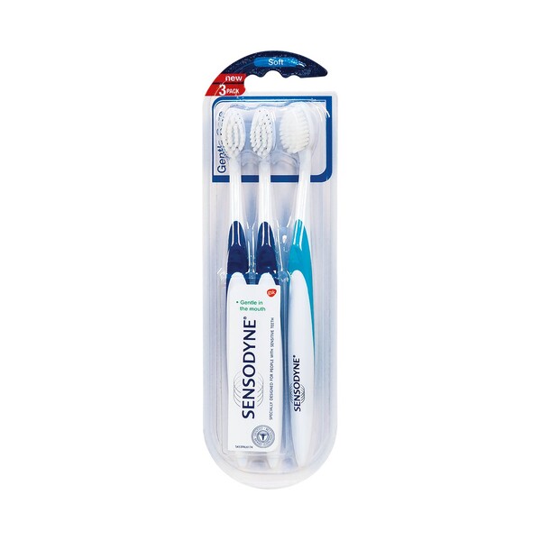 Sensodyne Gentle Care Soft zubní kartáček, 3 ks