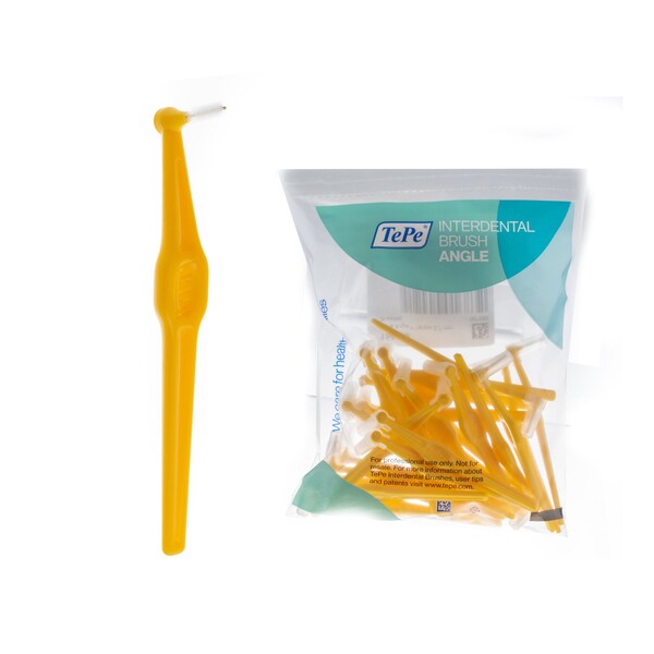 Levně TePe Multipack ANGLE 0,70 mezizubní kartáčky žluté 25 ks