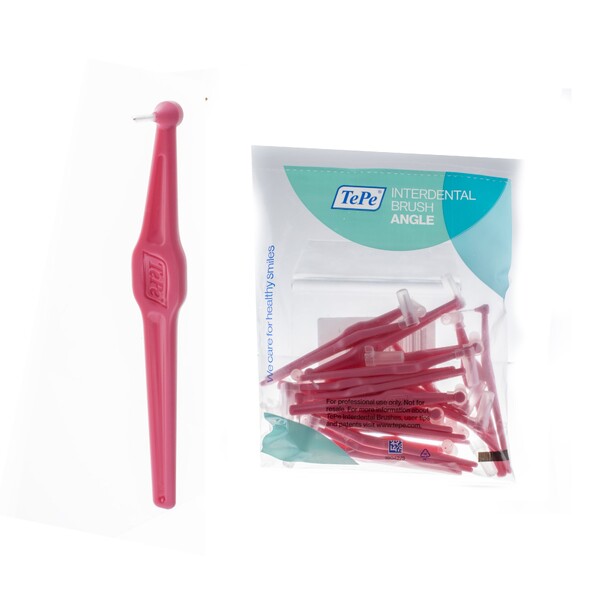 Levně TePe Multipack ANGLE 0,40 mezizubní kartáčky růžové 25 ks