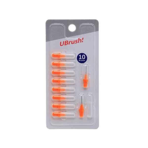 Herbadent UBrush 0,8 mm náhradní nástavce 10 ks