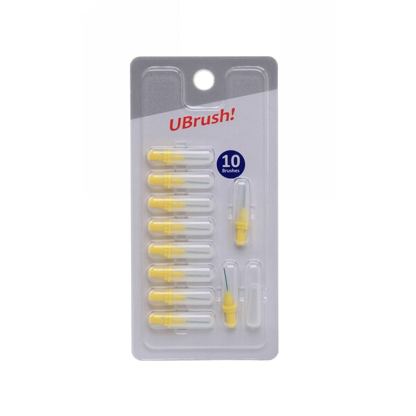 Herbadent UBrush 0,6 mm náhradní nástavce 10 ks