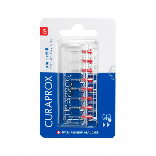 Levně Curaprox CPS 07 prime REFILL mezizubní kartáčky 8 ks