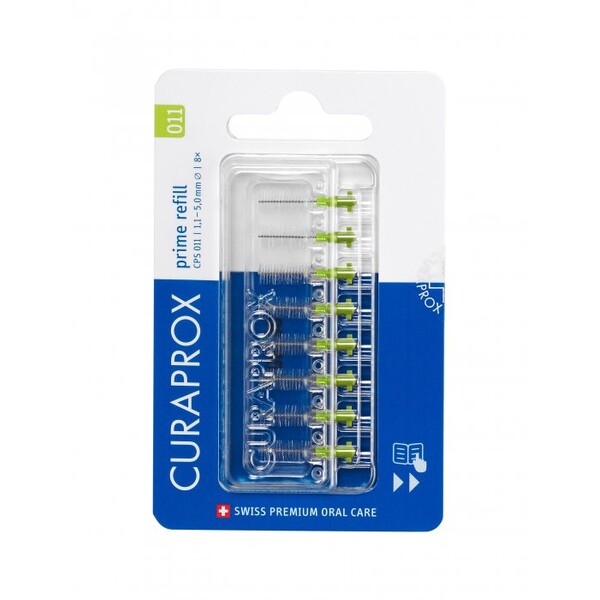 Levně Curaprox CPS 011 prime REFILL mezizubní kartáčky 8 ks