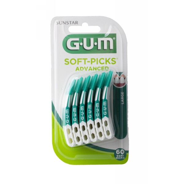 GUM Soft Picks Advanced Large mezizubní kartáčky 60 ks