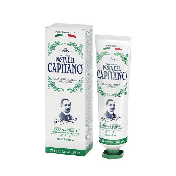 Pasta del Capitano Natural Herbs zubní pasta 75 ml