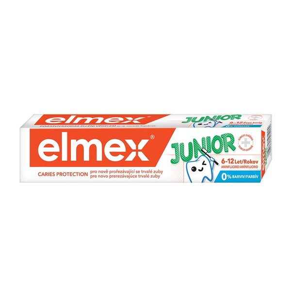 Elmex Junior 6–12 let zubní pasta 75 ml