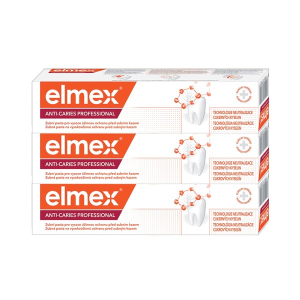 Elmex Anti Caries Professional zubná pasta 3x75 ml