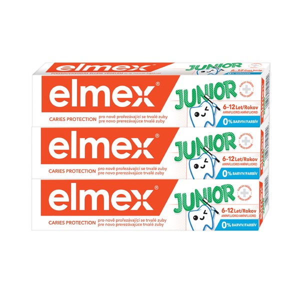 Elmex Junior zubní pasta 3x75 ml
