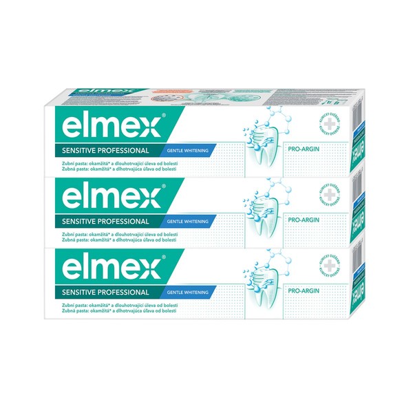 Elmex Sensitive Professional Whitening zubní pasta 3x75 ml