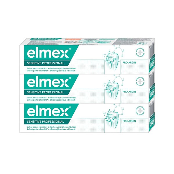 Elmex Sensitive Professional zubní pasta 3x75 ml