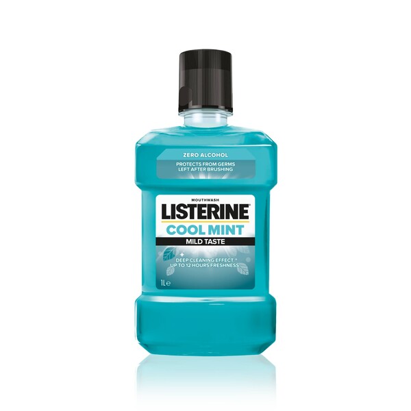 Listerine Cool Mint Mild Taste ústní voda 1000 ml