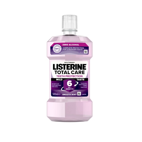 Listerine Total Care Teeth Protection Mild Taste ústní voda 500 ml