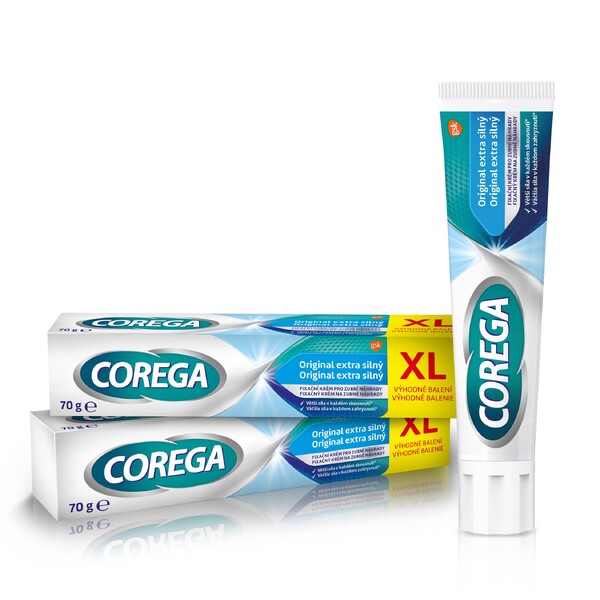 Corega extra silný fixační krém 2x70 g