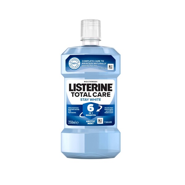 Listerine Total Care Stay White ústní voda 250 ml