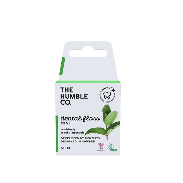 Levně The Humble Floss Fresh Mint zubní nit 50 m