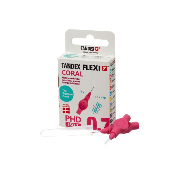 Tandex Flexi 0,7 Coral mezizubní kartáček 6 ks