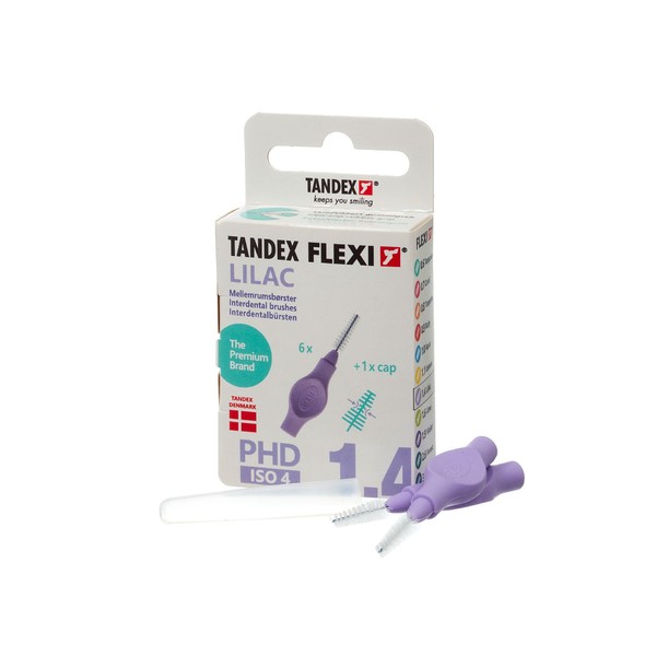 Tandex Flexi 1,4 Lilac mezizubní kartáček 6 ks