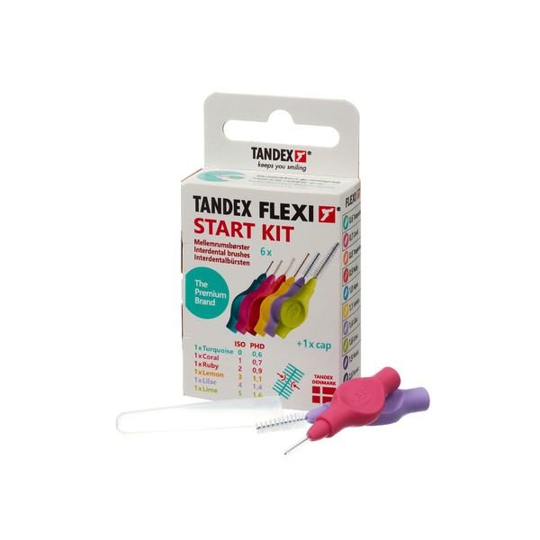 Tandex Flexi Start Kit mezizubní kartáček 6 ks
