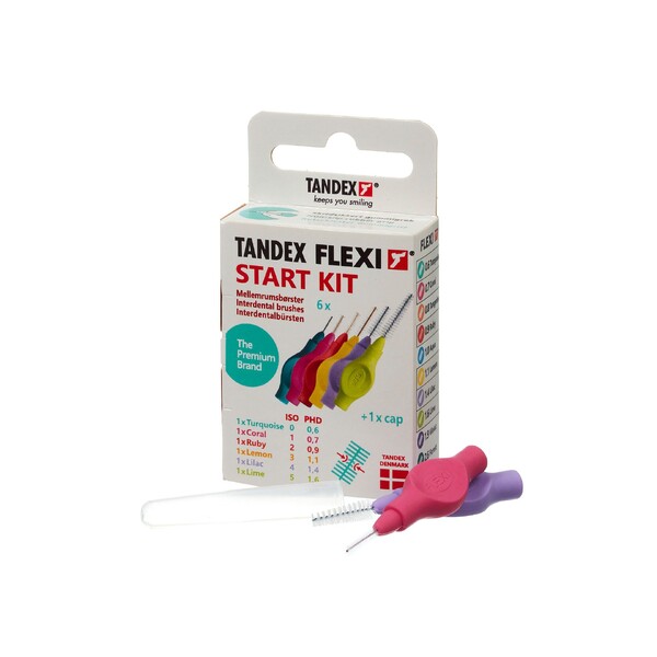 Tandex Flexi Start Kit mezizubní kartáček 6 ks