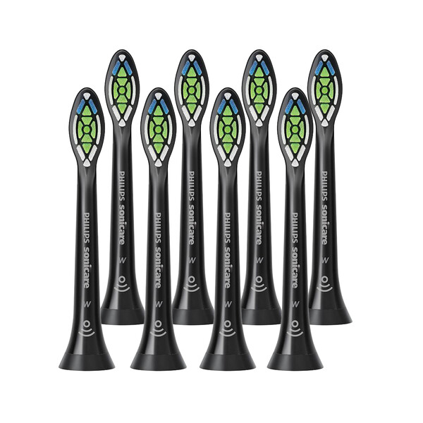 Philips Sonicare HX6068/13 Optimal White Standard Black náhradní hlavice 8 ks