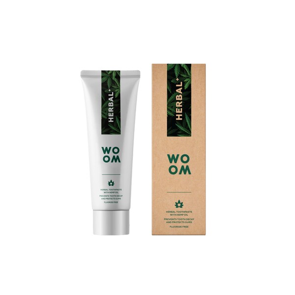 Woom Herbal+ zubní pasta 75 ml
