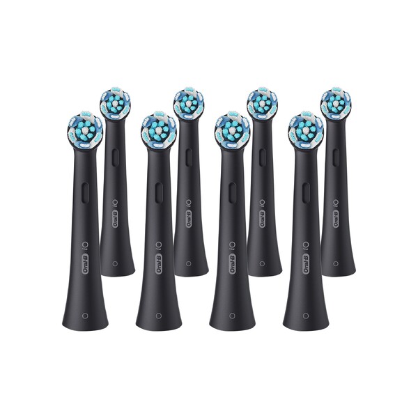 Levně Oral-B iO Ultimate Clean Black náhradní hlavice 4 + 4 ks
