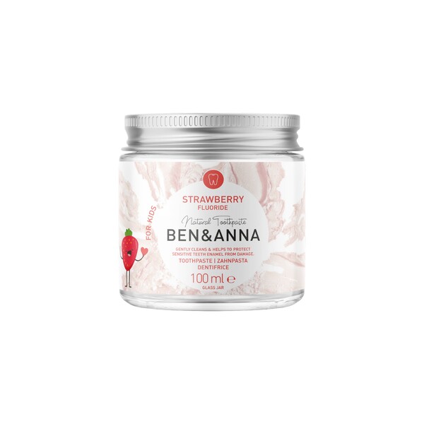 Ben&Anna Strawberry dětská zubní pasta 100 ml