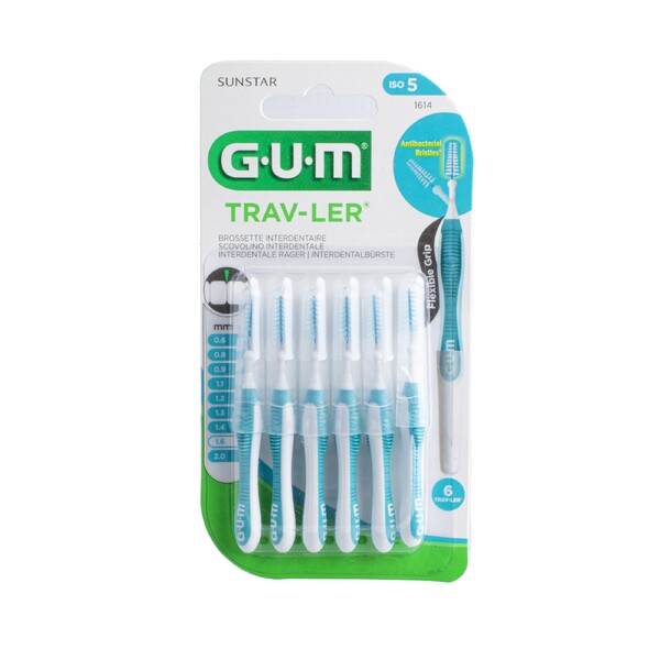 GUM Trav-Ler mezizubní kartáčky 1,6 mm 6 ks