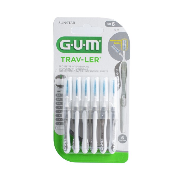 GUM Trav-Ler mezizubní kartáčky 2,0 mm 6 ks