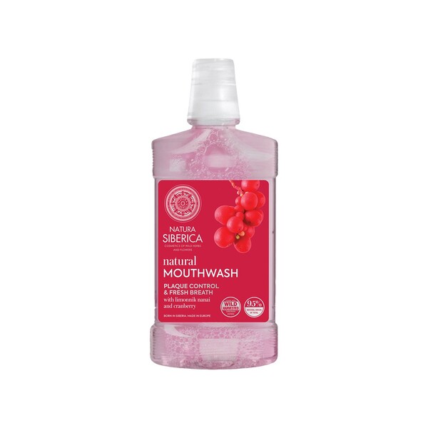 Natura Siberica Plaque Control & Fresh Breath ústní voda 520 ml