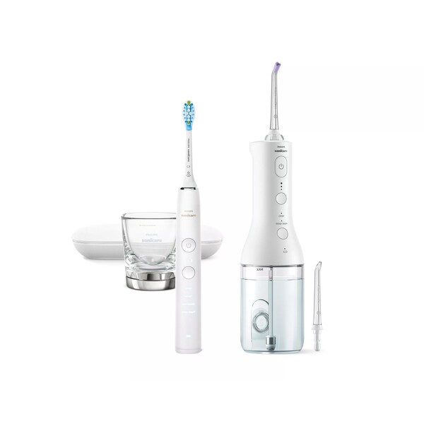 Philips Sonicare HX3866/41 DiamondClean sonický kartáček + ústní sprcha Power Flosser