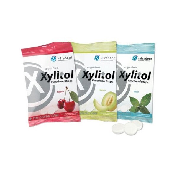 Miradent Xylitol pastilky MELOUN 26 ks