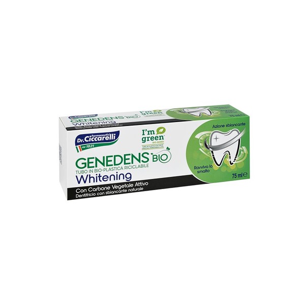 Genedens Bio Charcoal Whitening zubní pasta 75 ml
