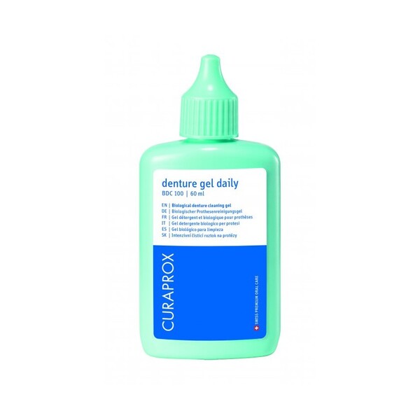 Curaprox BDC 100 čisticí gel pro umělý chrup 60 ml