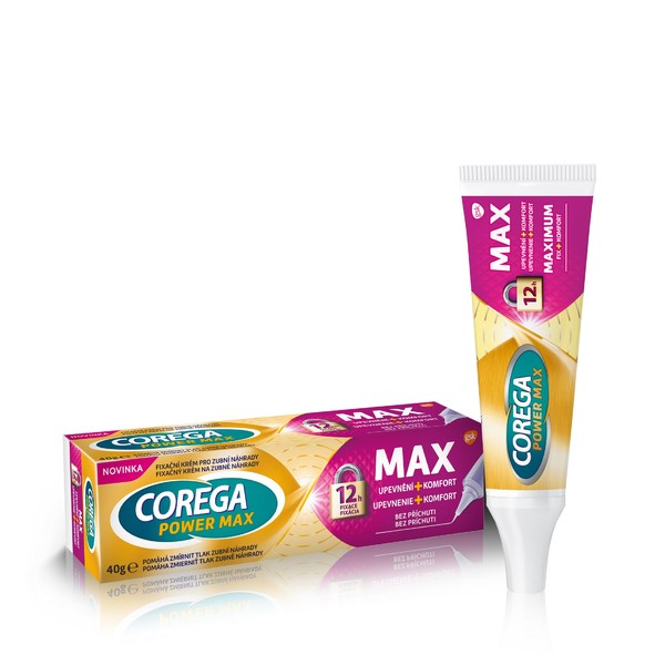 Corega Max Upevnění+Komfort fixační krém 40 g