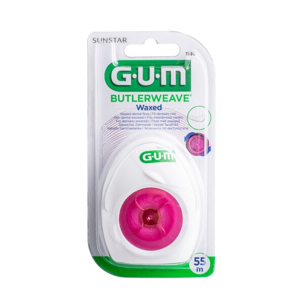 GUM Weave zubní nit voskovaná 55 m