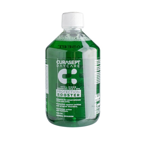 Curasept Daycare Booster Herbal Invasion ústní voda 500 ml