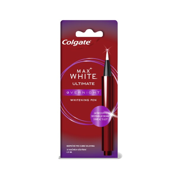 Colgate Max White Ultimate Overnight bělicí pero 2,5 ml