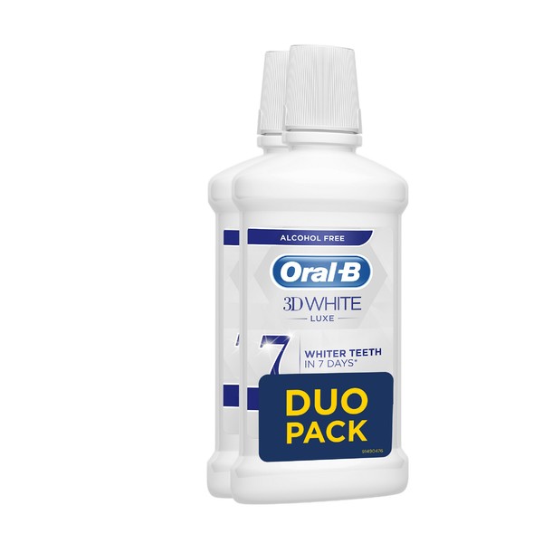 Oral-B 3D White Luxe Perfection ústní voda 2x500 ml