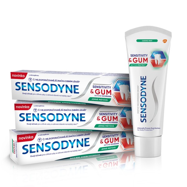 Sensodyne Sensitivity&Gum zubní pasta 3x75ml