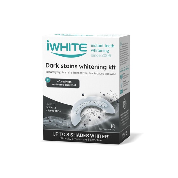 iWhite Dark Stains sada na bělení zubů 10 × 0,8 g