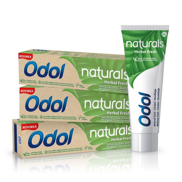 Odol Naturals Herbal Fresh zubní pasta 3x75 ml