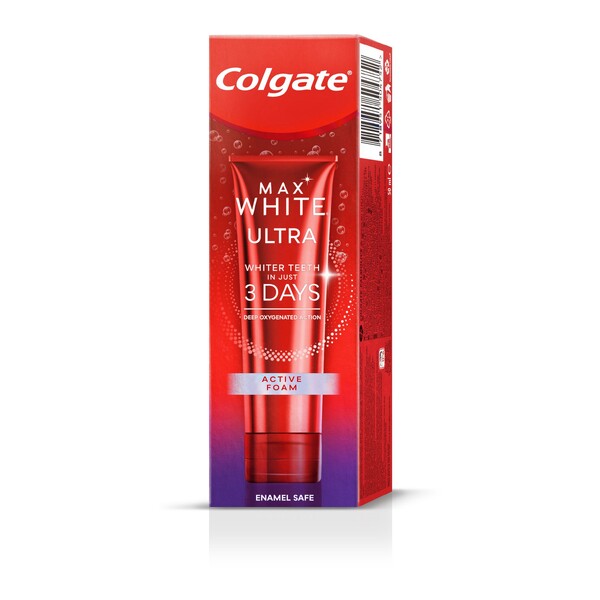 Colgate Max White Ultra Active Foam zubní pasta 50 ml