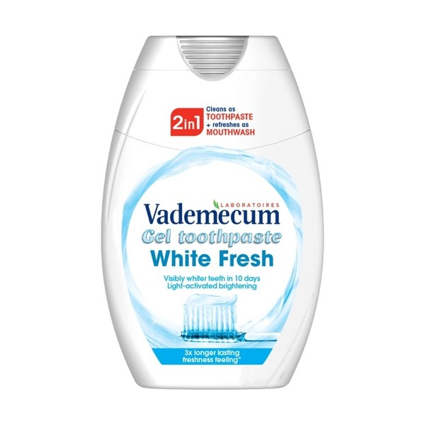 Vademecum Gel 2v1 White Fresh zubní pasta 75 ml