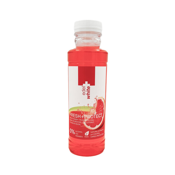 Levně Edel+White Fresh + Protect ústní voda 400 ml