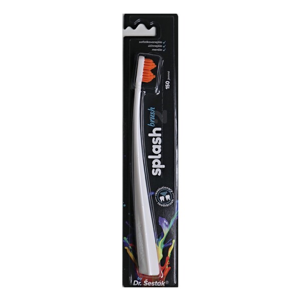 Levně Splash Brush 2 150 zubní kartáček bílý