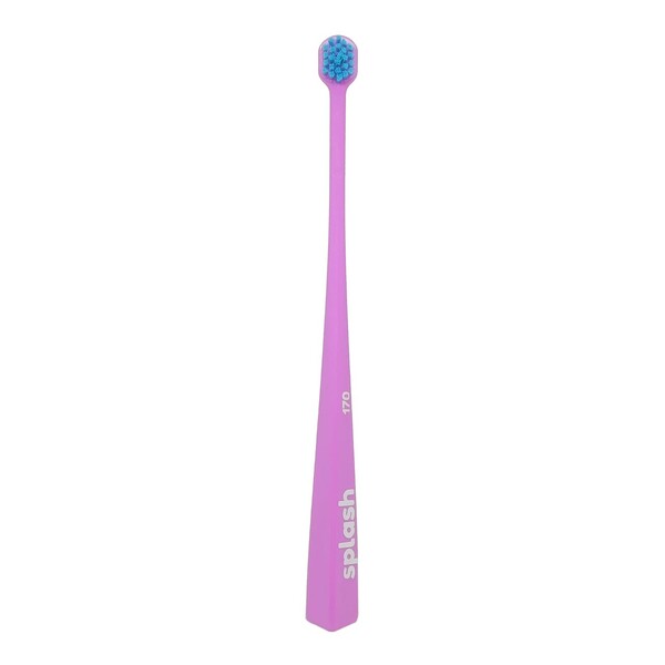Levně Splash Brush 170 zubní kartáček fialový